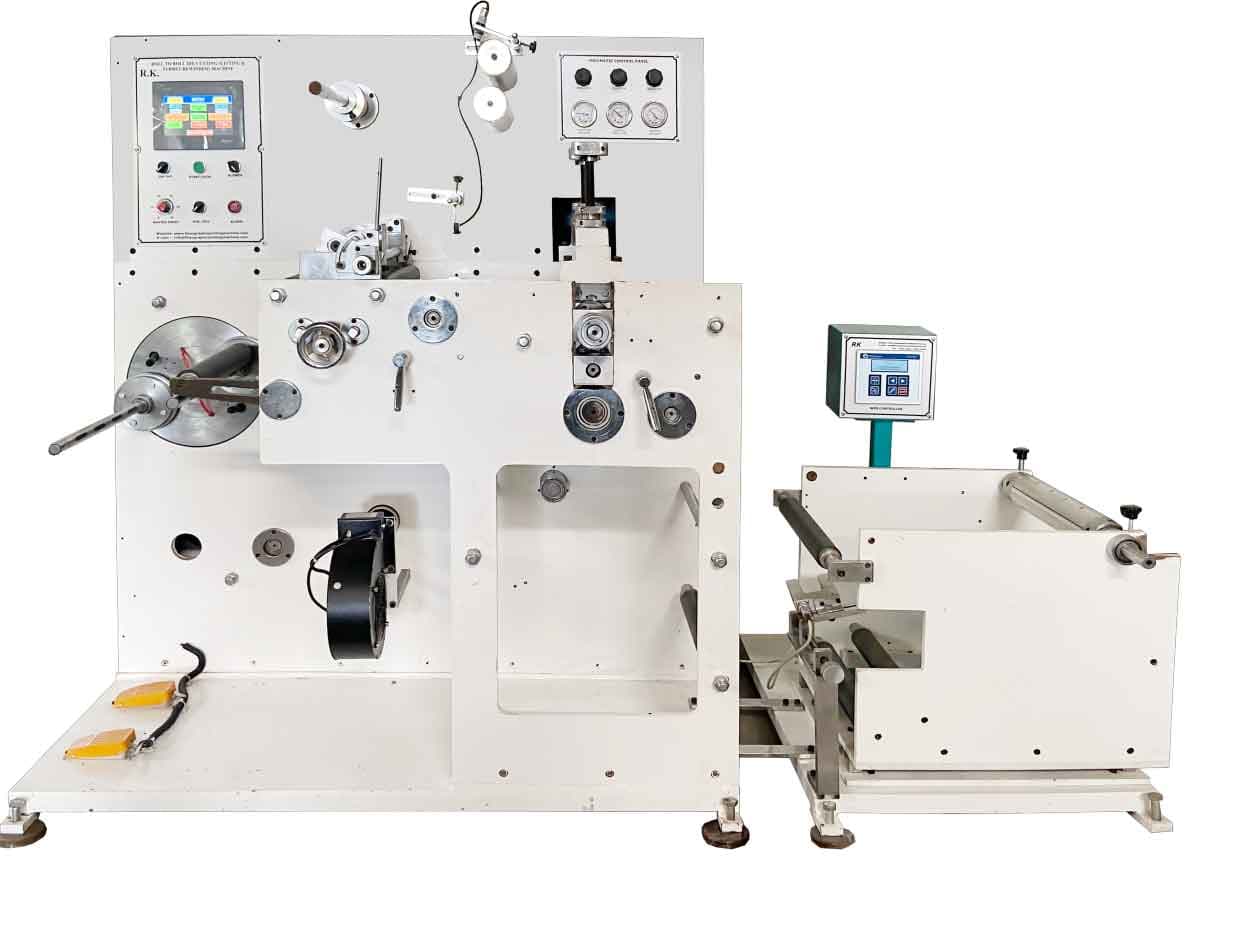 High-Speed Rotary Die Cutting Machine with Auto Turret Rewinder