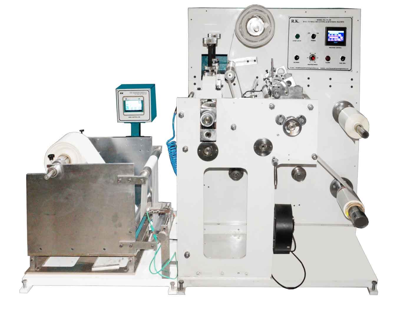Die Cutting With Up & Down Rewinding